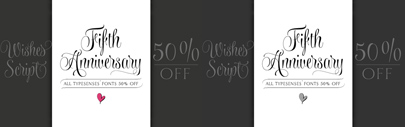 Wishes Script is 50% off till April 23.