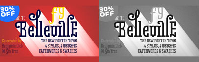 Belleville FY consists of 4 styles and each style has 4 weights. 30% off till Aug 24.