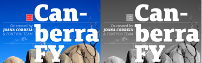 Canberra FY‚ a contemporary and low-contrast serif typeface‚ by @fontyouverymuch
