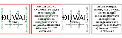Duwal Pro designed by Dennis Dünnwald published by @VolcanoType.