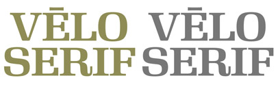 Velo Serif‚ a squarish serif‚ by @houseindustries